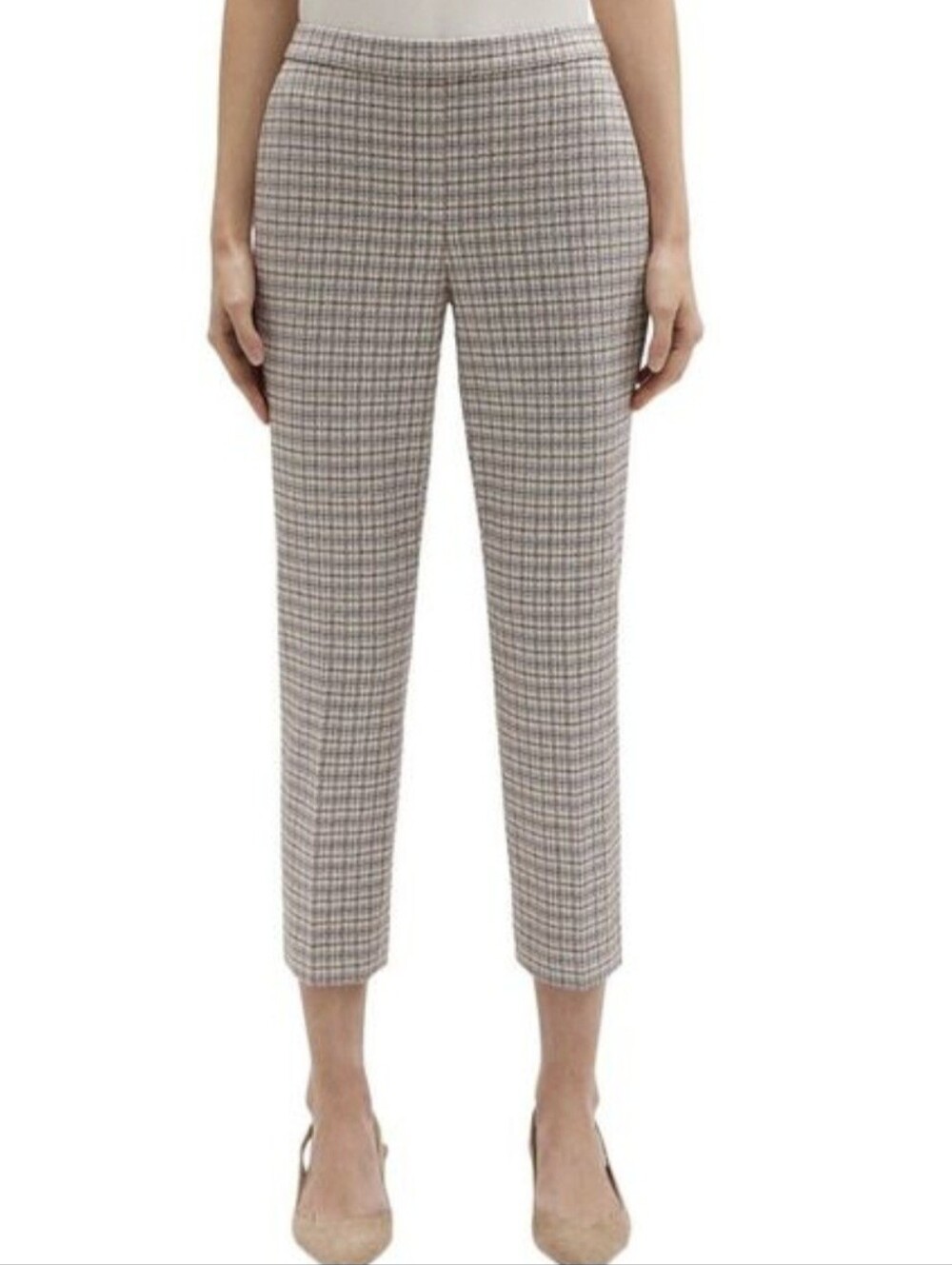 Theory Women's Treeca Pull On Grid Knit Pants Size 4